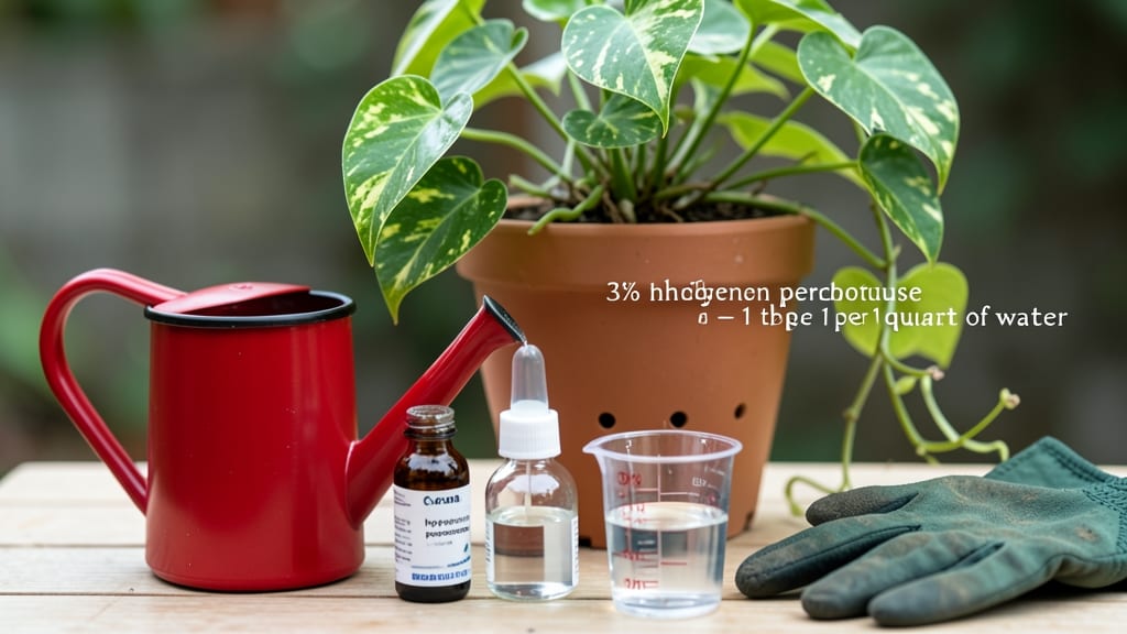 How Much Hydrogen Peroxide in Plant Water: Safe Dilution Ratios for Fungal Control
