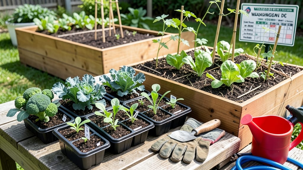 When to Plant a Garden in Washington DC: USDA Zone 8A Timing for Peak Yields