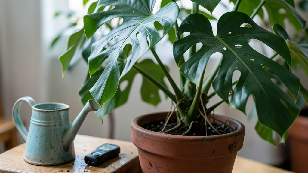 Monstera Plant Watering Guide: Exact Schedule for Thriving Leaves
