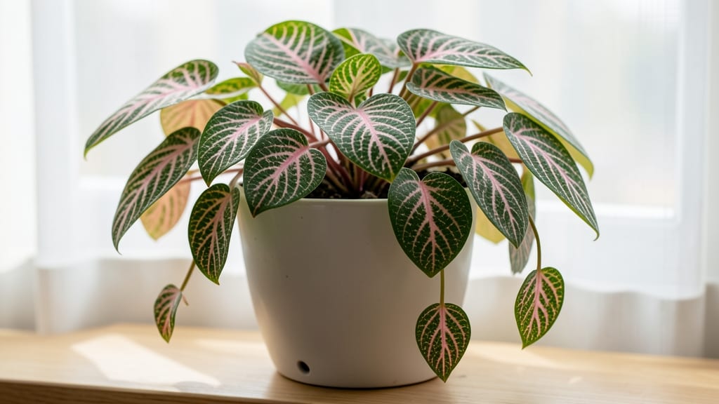 How Much Light Does a Nerve Plant Need: Bright Indirect Spots for Variegated Vibrancy
