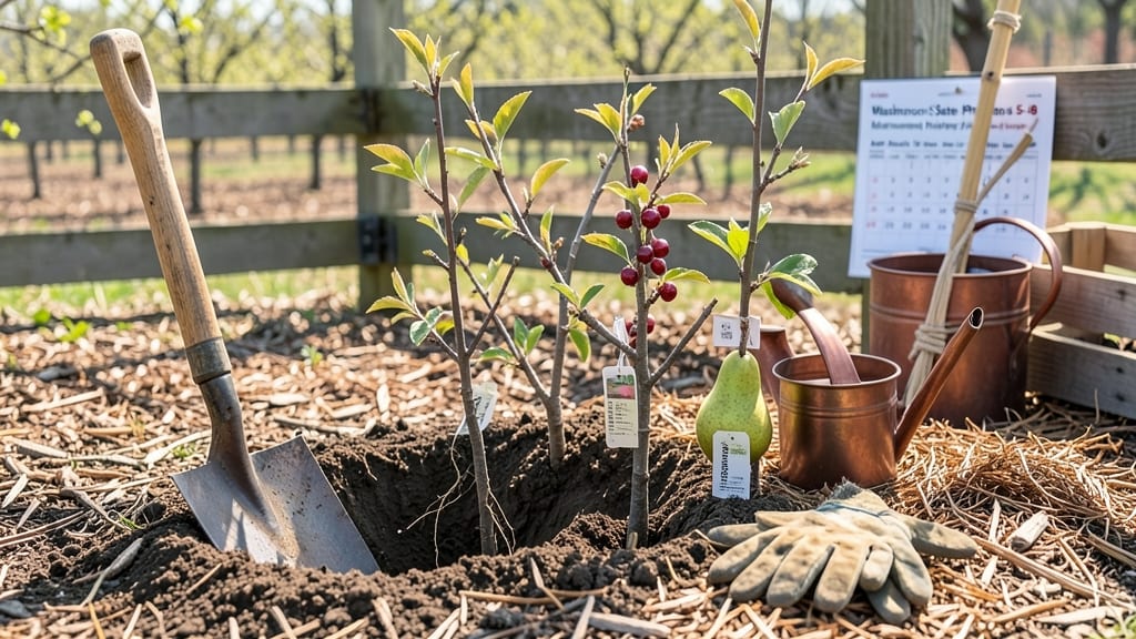 When to Plant Fruit Trees in Washington State: Chill-Hour Matching Guide by Variety