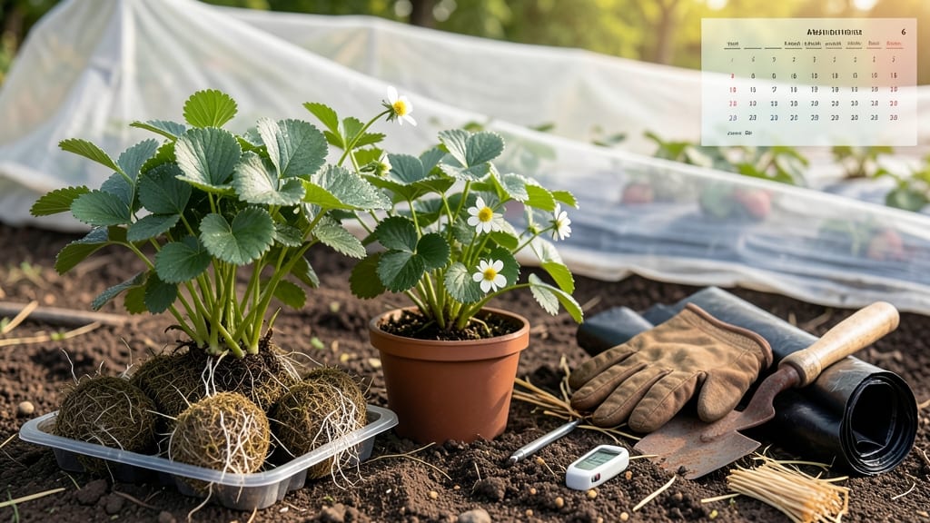 When to Plant Strawberries in Zone 6: Exact Weeks Before Last Frost for Strong Roots